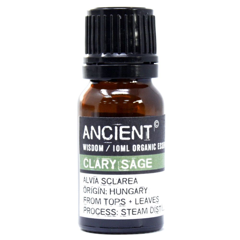 Clary Sage Organic Essential Oil 10ml – Salvia Sclarea | Steam Distilled Hungary