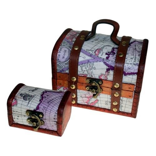 Atlas Design Colonial Vintage Box – Set of 2