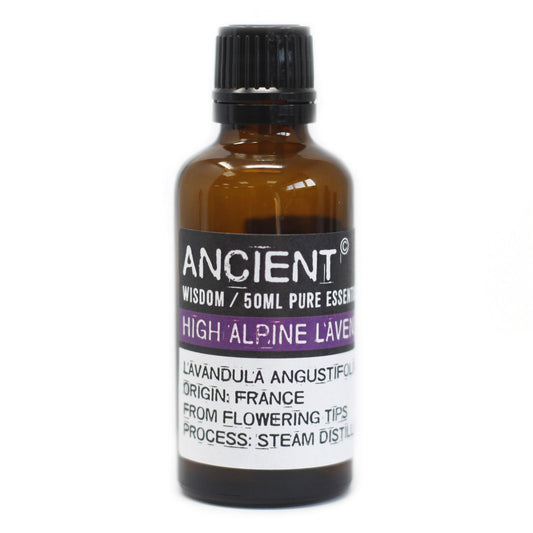 High Alpine Lavender Essential Oil 50ml – Lavandula Angustifolia | Steam Distilled France