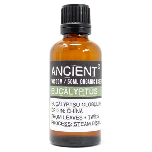 Eucalyptus Organic Essential Oil 50ml – Eucalyptus Globulus | Steam Distilled China
