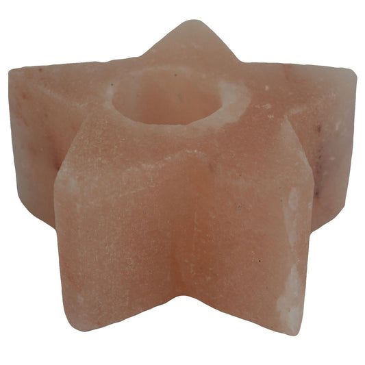 Himalayan Salt Candle Holder – Star | 600–800g