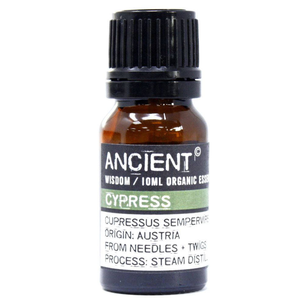 Cypress Organic Essential Oil 10ml – Cupressus Sempervirens | Steam Distilled Austria