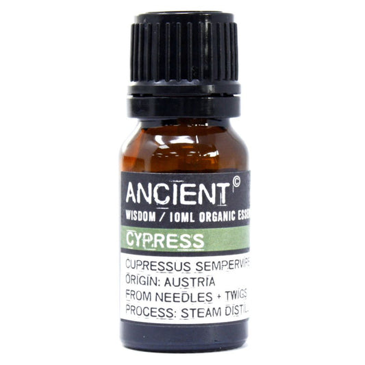 Cypress Organic Essential Oil 10ml – Cupressus Sempervirens | Steam Distilled Austria