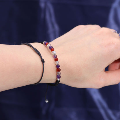 Zodiac Crystal Candle with Gemstone Bracelet – Virgo | Tree Agate & Oud