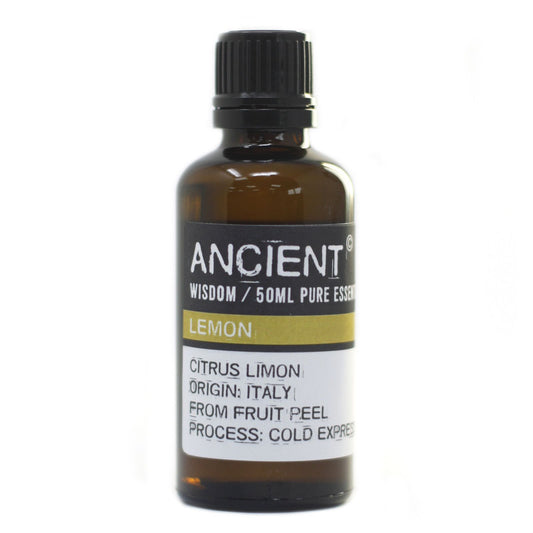 50ml Lemon Essential Oil – Citrus Limon | Cold Pressed Italy