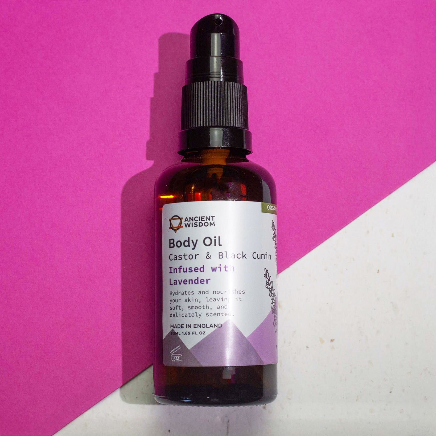 Organic Body Oil 50ml – Lavender