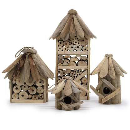 Driftwood Bee & Insect Box – Recycled Driftwood Garden House