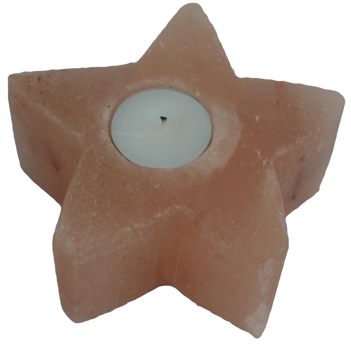 Himalayan Salt Candle Holder – Star | 600–800g