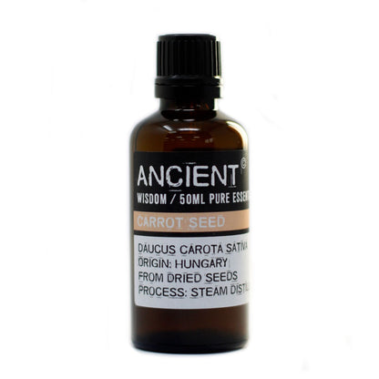 50ml Carrot Seed Essential Oil – Daucus Carota Sativa | Steam Distilled Hungary