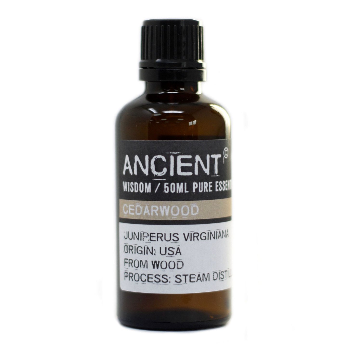 50ml Cedarwood Virginian Essential Oil – Juniperus Virginiana | Steam Distilled USA