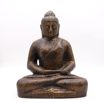 Medium Classic Antique Gold Buddha Statue – 0.5m