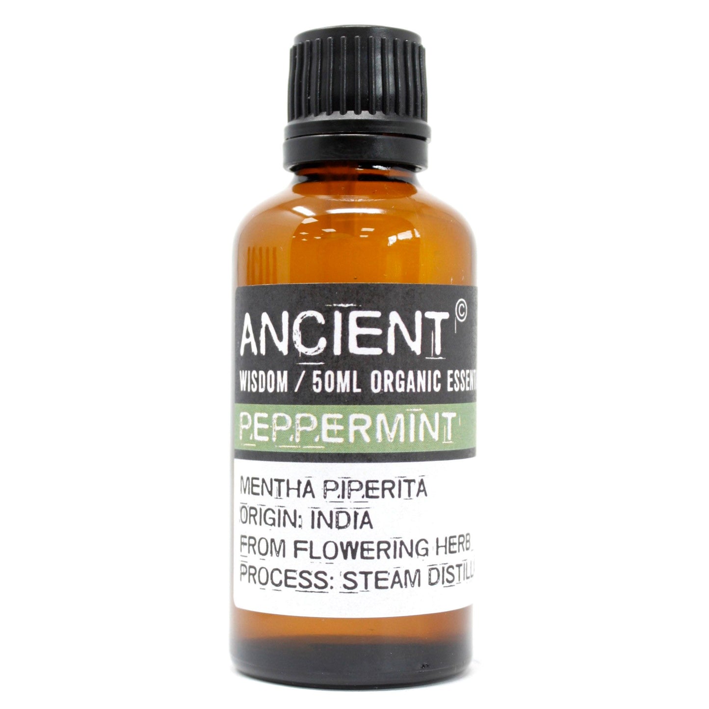 50ml Peppermint Organic Essential Oil – Mentha Piperita | Steam Distilled India