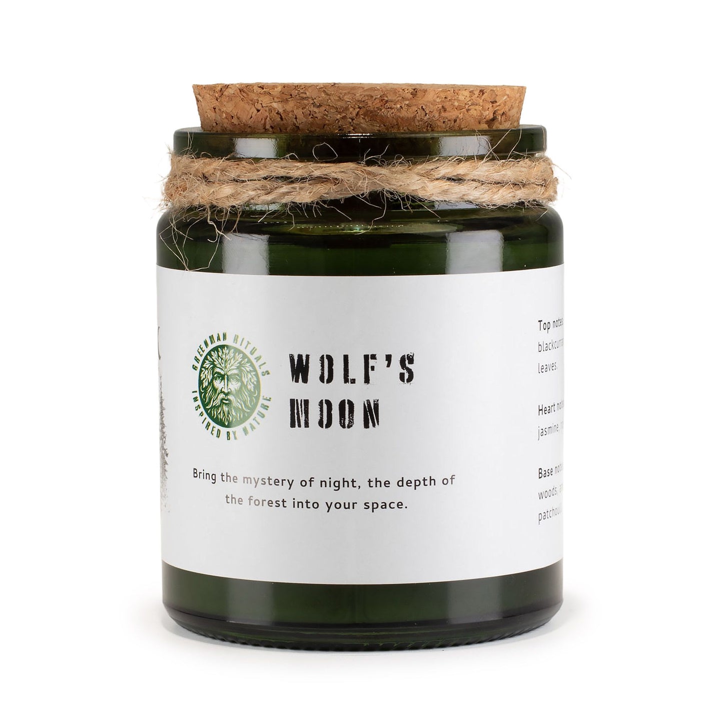 Greenman Rituals Woodwick Soy Candle – Wolf's Moon