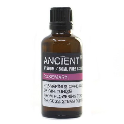 Rosemary Essential Oil 50ml – Rosmarinus Officinalis | Steam Distilled Tunisia