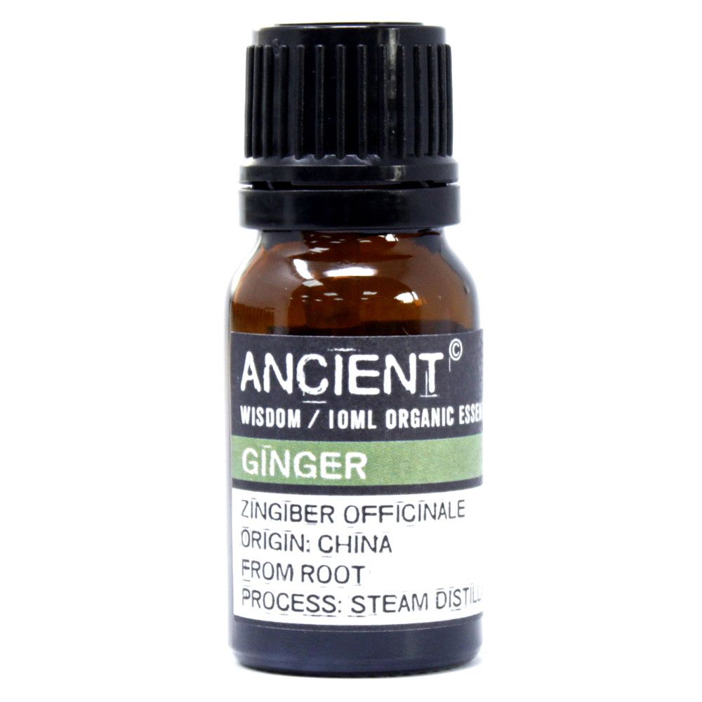 Ginger Organic Essential Oil 10ml – Zingiber Officinale | Steam Distilled China