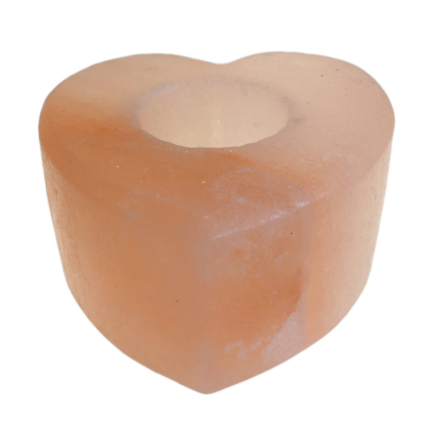Himalayan Salt Candle Holder – Heart | 600–800g
