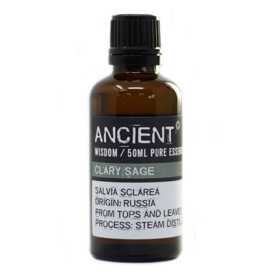 50ml Clary Sage Essential Oil – Salvia Sclarea | Steam Distilled Russia