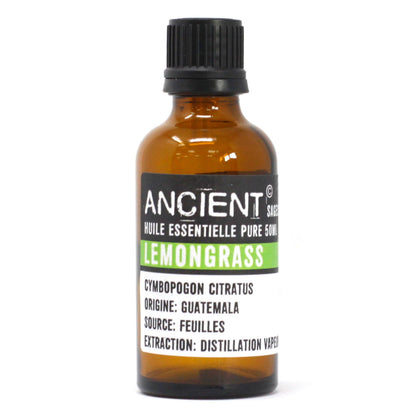 50ml Lemongrass Essential Oil – Cymbopogon Citratus | Steam Distilled Guatemala