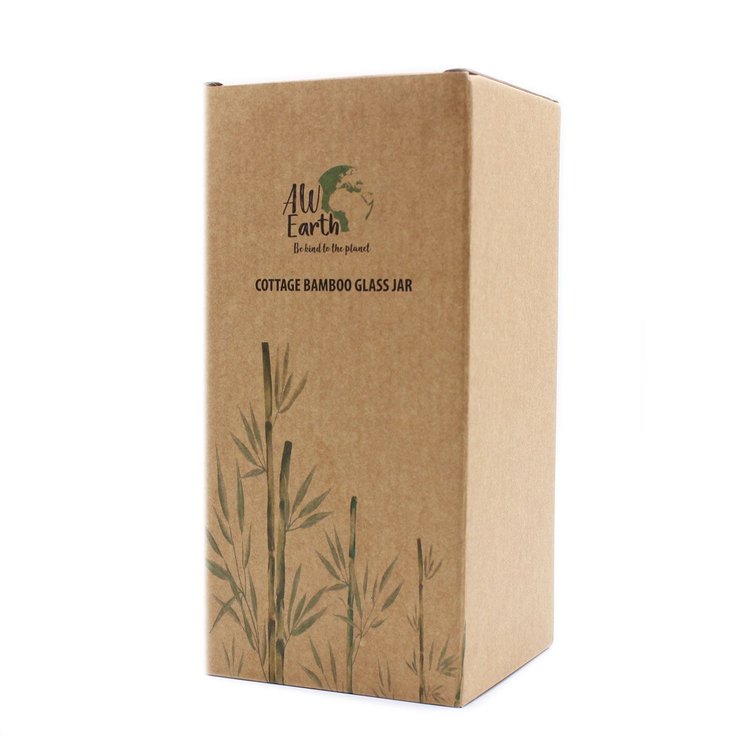 Clear Glass Jar with Bamboo Lid - 20cm