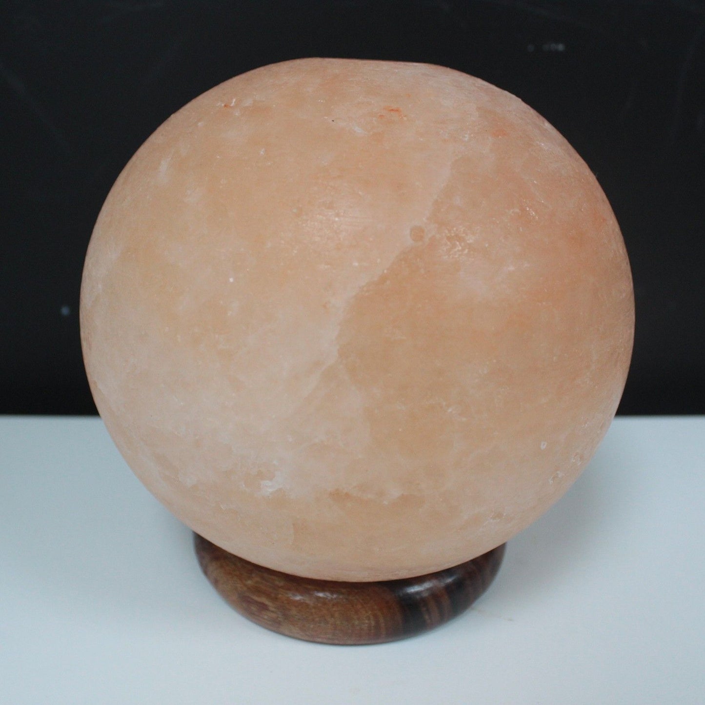 Himalayan Salt Lamp Ball – Large Wooden Base