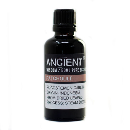 50ml Patchouli Essential Oil – Pogostemon Cablin | Steam Distilled Indonesia