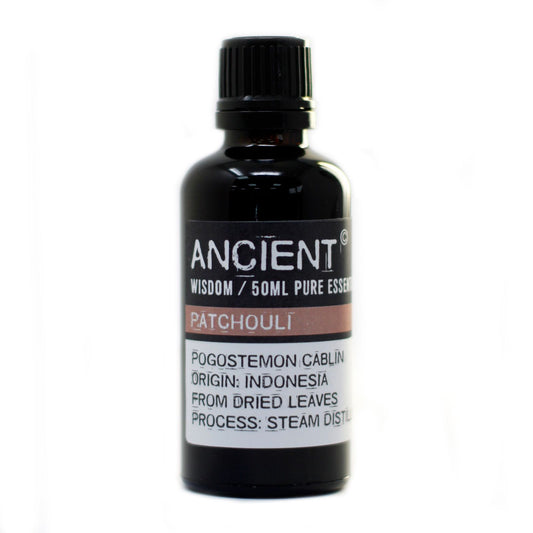 50ml Patchouli Essential Oil – Pogostemon Cablin | Steam Distilled Indonesia