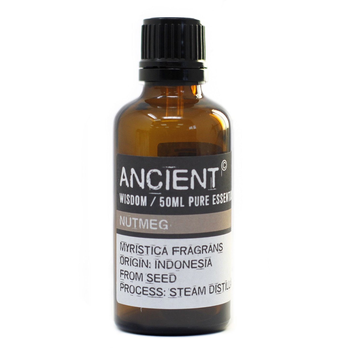 Nutmeg Essential Oil 50ml – Myristica Fragrans | Steam Distilled Indonesia