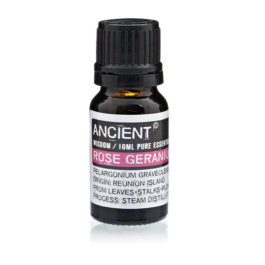 10ml Rose Geranium Essential Oil – Pelargonium Graveolens & P. Rosa | Steam Distilled Egypt