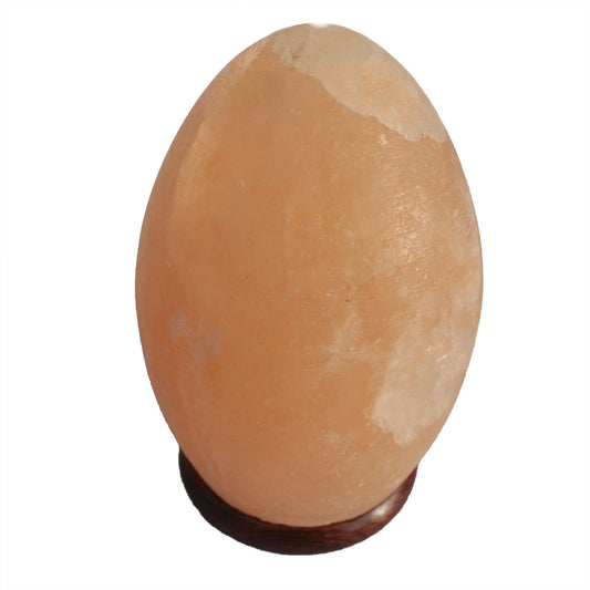Himalayan Salt Lamp Egg – Wooden Base