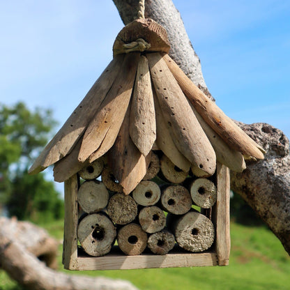 Driftwood Bee & Insect Box – Recycled Driftwood Garden House