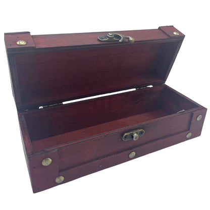 Long Tea Chest Box – Tan (21.5x8.5x7cm)