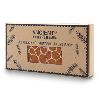 Lavender Natural Cotton & Juco Eye Pillow in Gift Box – Madagascar Giraffe