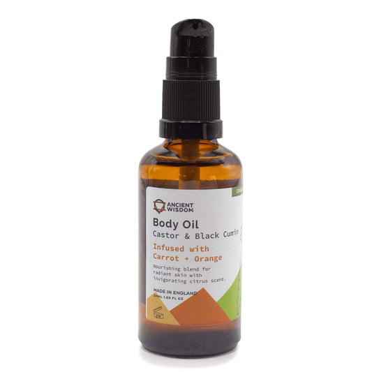 Organic Body Oil 50ml – Carrot & Orange