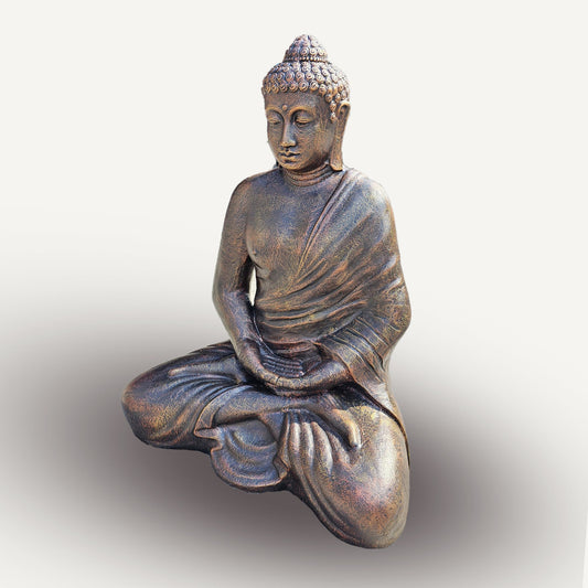 Large Antique Gold Thai Buddha Statue – 0.96m