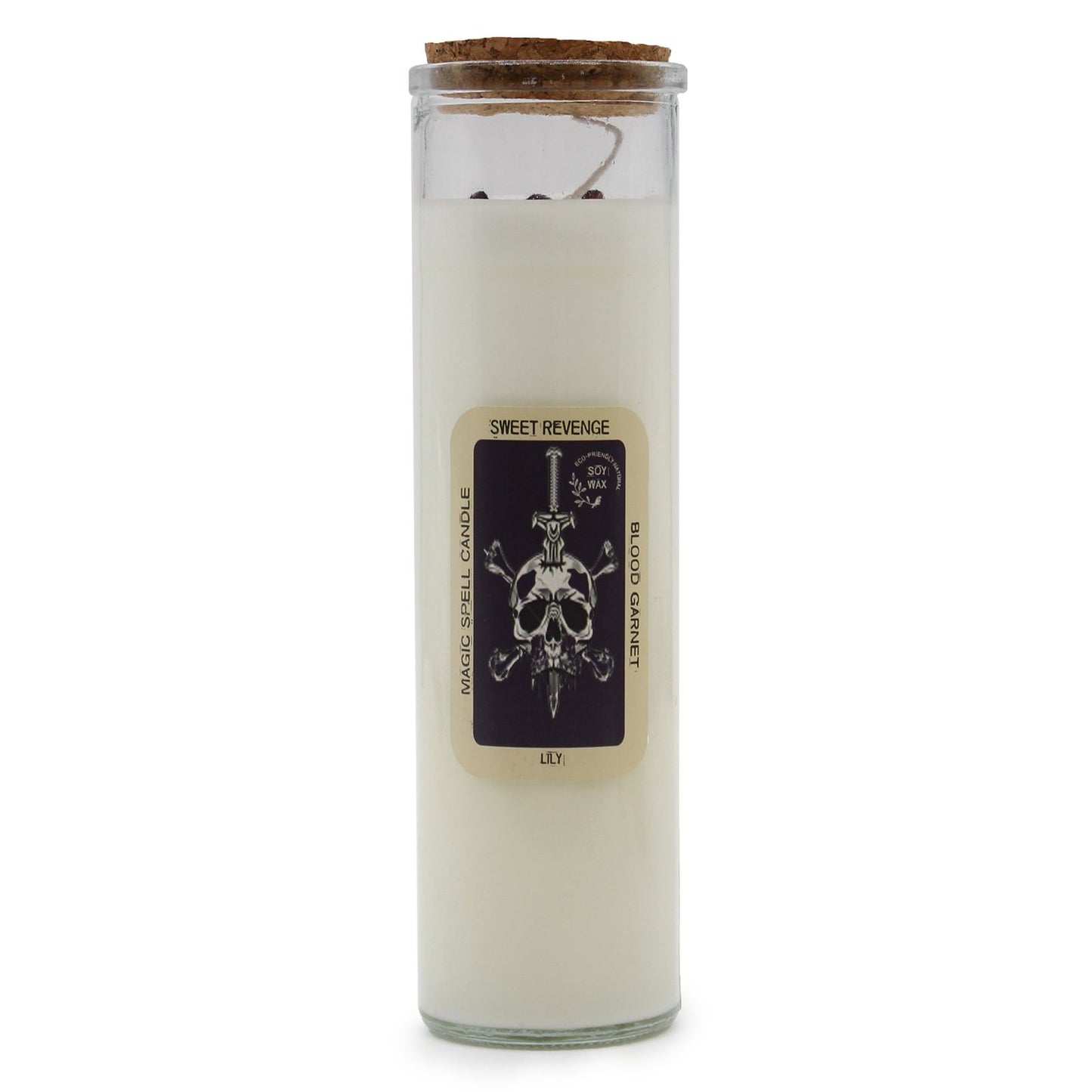 Magic Spell Candle – Sweet Revenge | Blood Garnet & Lily