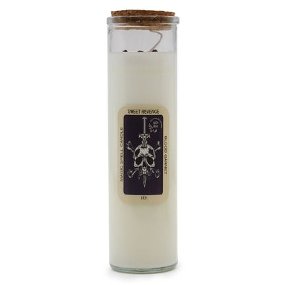 Magic Spell Candle – Sweet Revenge | Blood Garnet & Lily