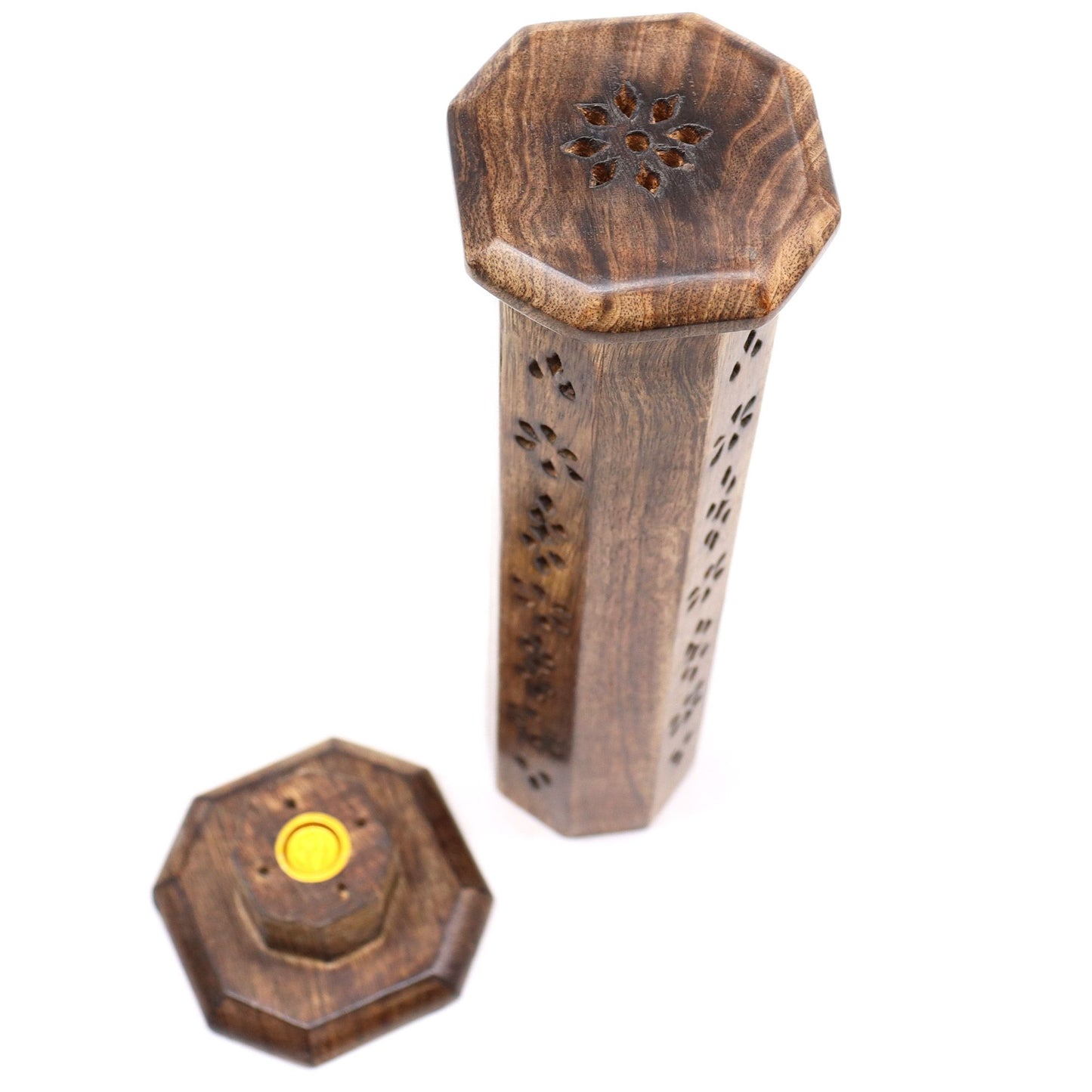 Smoke Tower Incense Burner - Hex Design