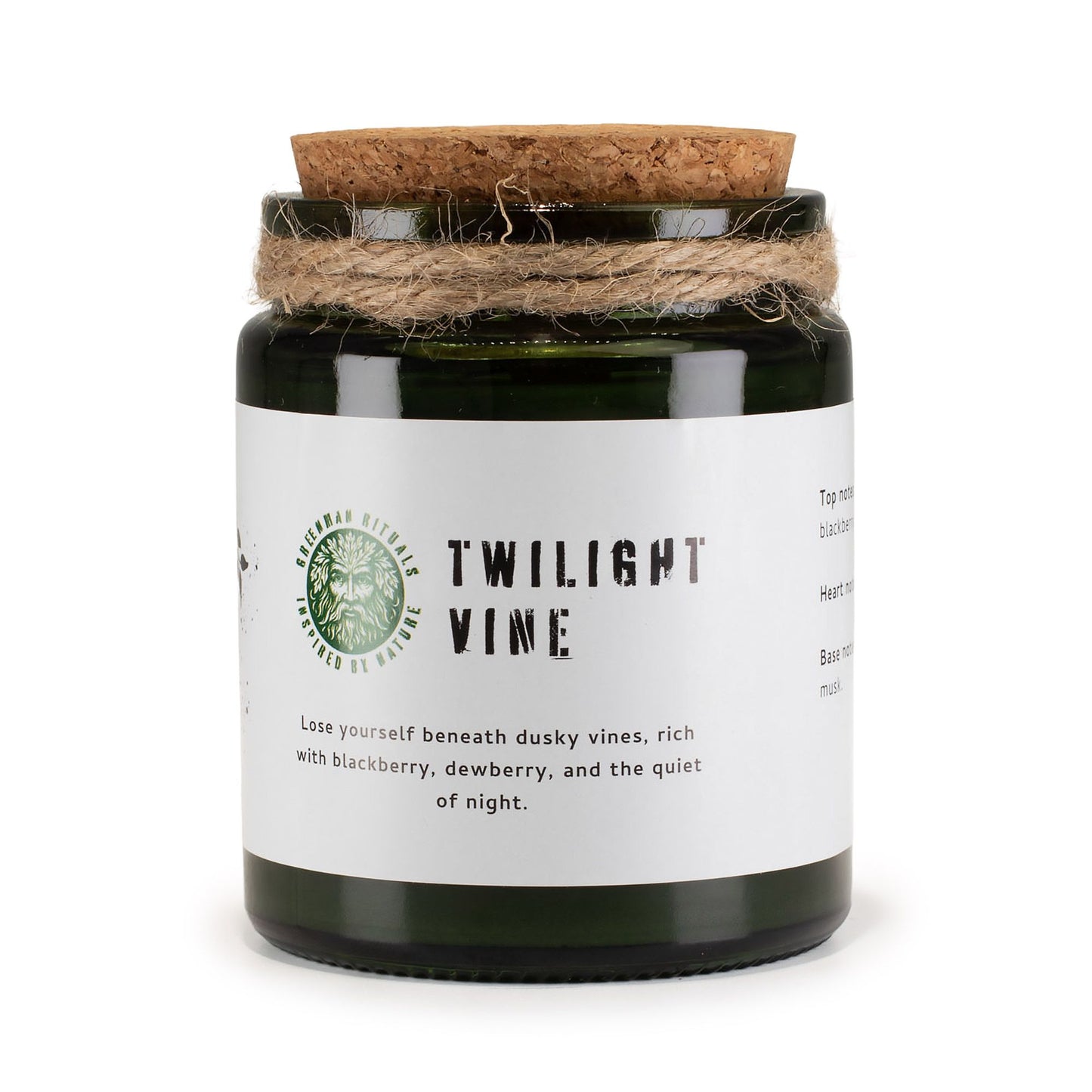 Greenman Rituals Woodwick Soy Candle – Twilight Vine