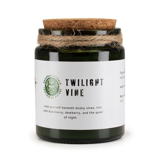 Greenman Rituals Woodwick Soy Candle – Twilight Vine