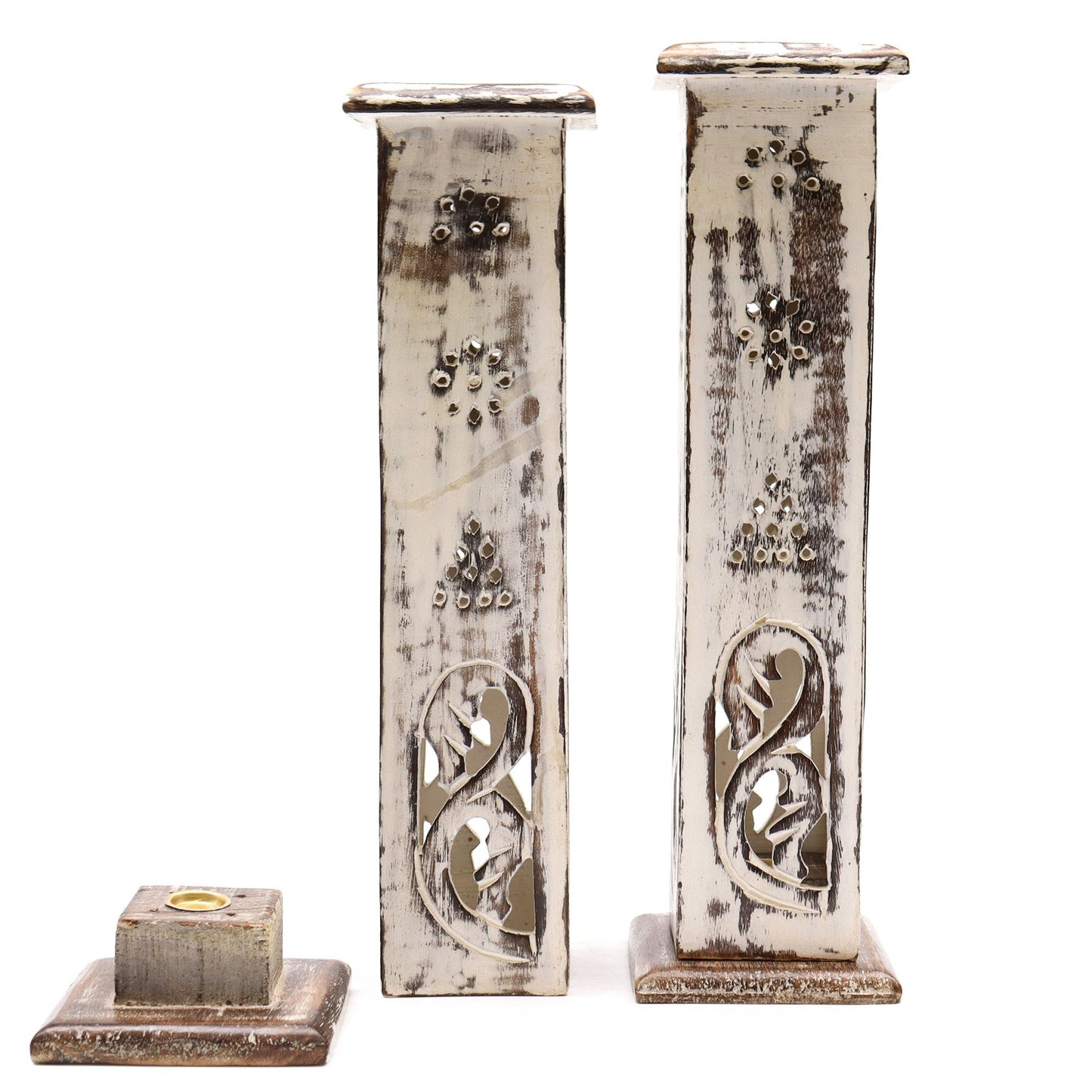 Smoke Tower Incense Burner - Square Design