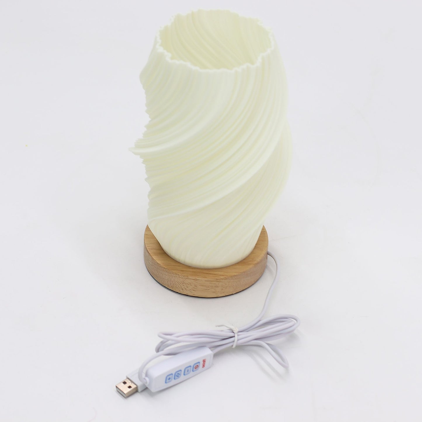 Cloud Twisted New Wave Lamp – USB | 3 Brightness Settings