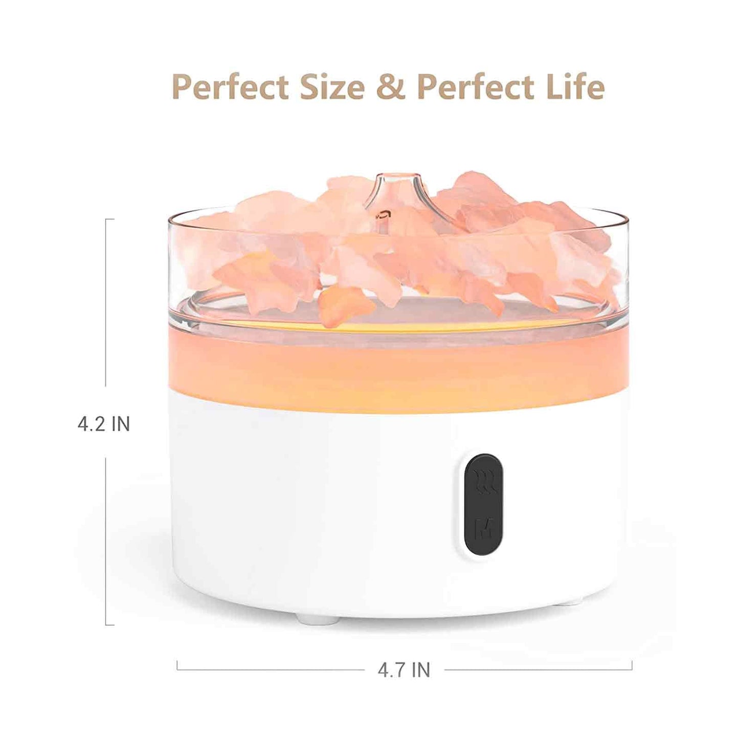Himalayan Salt Aroma Diffuser & 12-Piece Essential Oil Bundle