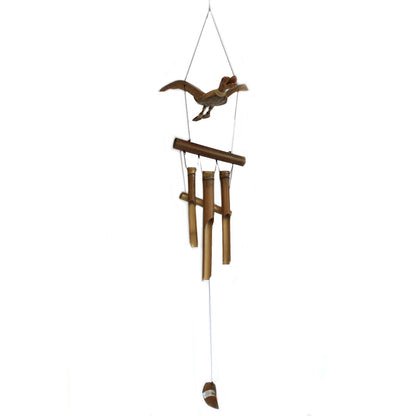Coconut Duck Wind Chimes – Handmade Natural Garden Decoration