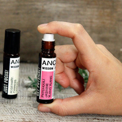 10ml Roll-On Essential Oil Blend – Patchouli, Jasmine & Ylang Ylang