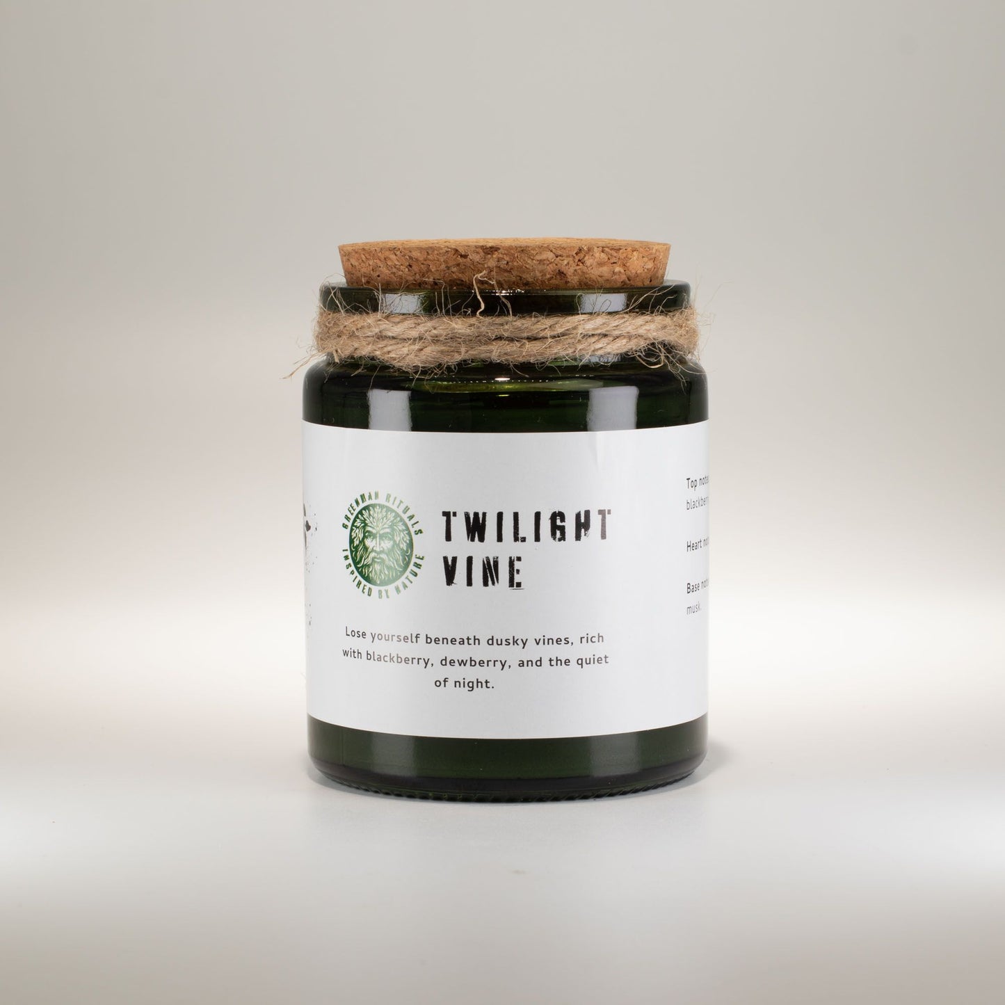 Greenman Rituals Woodwick Soy Candle – Twilight Vine