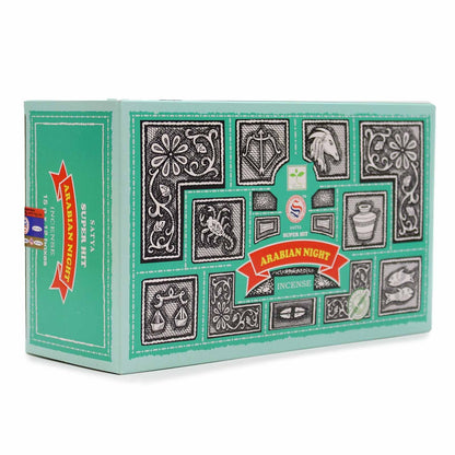 Satya Super Hit Arabian Night Incense Sticks 15g – Exotic Oriental Masala Blend