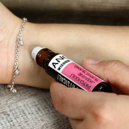 10ml Roll-On Essential Oil Blend – Lavender, Rose & Vetiver