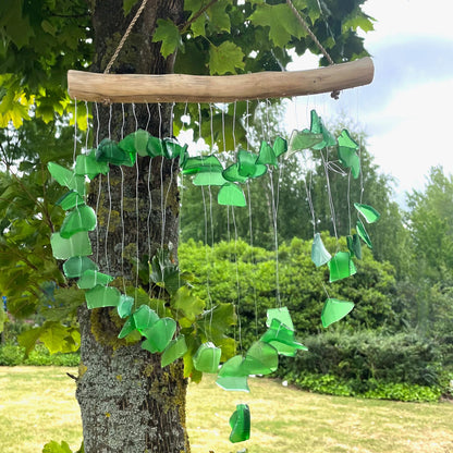Green Heart Love Chime – Handmade Wind Chime