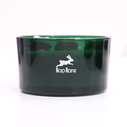 Hop Hare Crystal Magic Flower Candle – The Devil | Red Jasper, Black Agate & Blooming Inferno