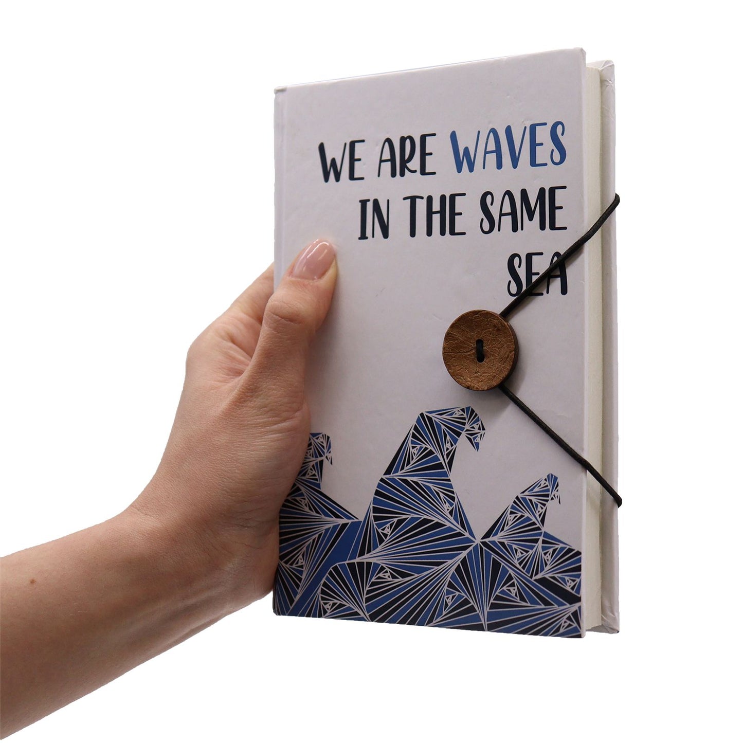 Small Notebook with Strap – Leaves on the Same Tree